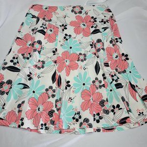 C.C. Outlaw Floral Print Skirt (Size 10-12)